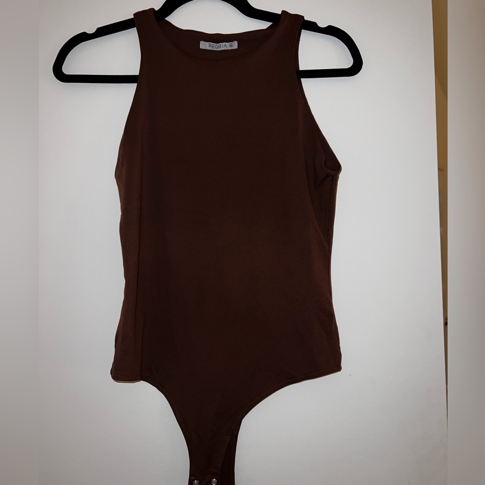 Brown bodysuit
